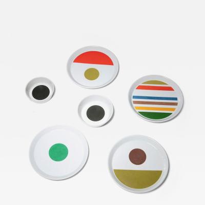 Gio Ponti Ceramic Plates by Gio Ponti for Ceramica Franco Pozzi