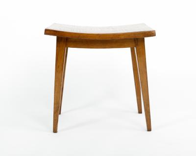 Gio Ponti Curved Wooden Stools attributed to Gio Ponti