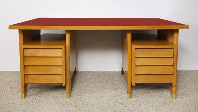 Gio Ponti Custom 8 Drawer Desk by Gio Ponti