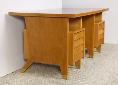 Gio Ponti Custom 8 Drawer Desk by Gio Ponti