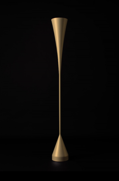 Gio Ponti De Lux A8 Floor Lamp by Gio Ponti for Tato