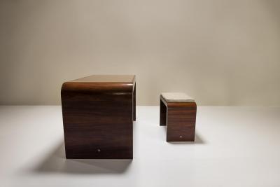 Gio Ponti Desk and Stool by Gio Ponti for Fontana Arte Italy 1938