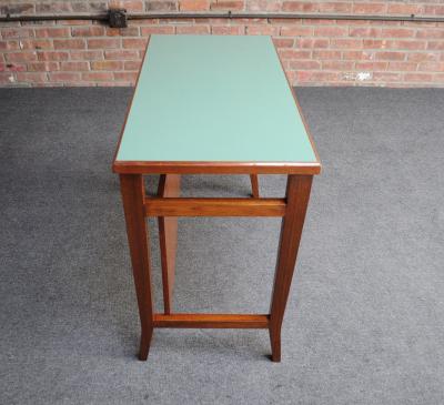 Gio Ponti Diminutive Gio Ponti for Schirolli Stained Mahogany and Laminate Writing Table