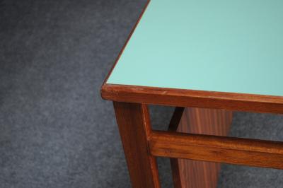 Gio Ponti Diminutive Gio Ponti for Schirolli Stained Mahogany and Laminate Writing Table