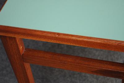 Gio Ponti Diminutive Gio Ponti for Schirolli Stained Mahogany and Laminate Writing Table