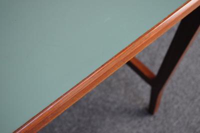 Gio Ponti Diminutive Gio Ponti for Schirolli Stained Mahogany and Laminate Writing Table