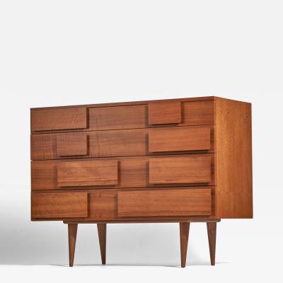 Gio Ponti Dresser in Walnut for Singer Sons America 1950s