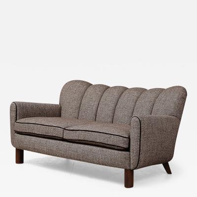 Gio Ponti Early Sculptural Settee by Gio Ponti