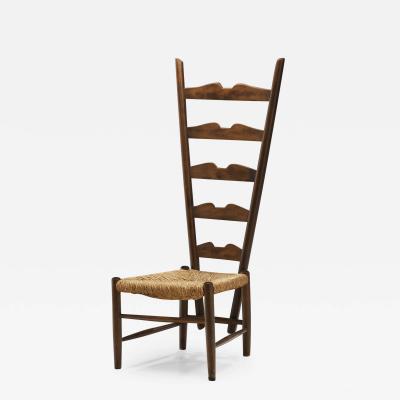 Gio Ponti Fireside Chair for Casa e Giardino Italy 1930s