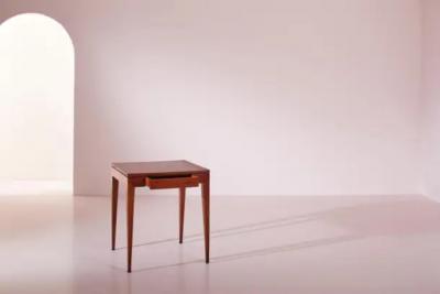 Gio Ponti GIo Ponti walnut occasional table for the Cavalieri Hotel in Milan Italy 1950s