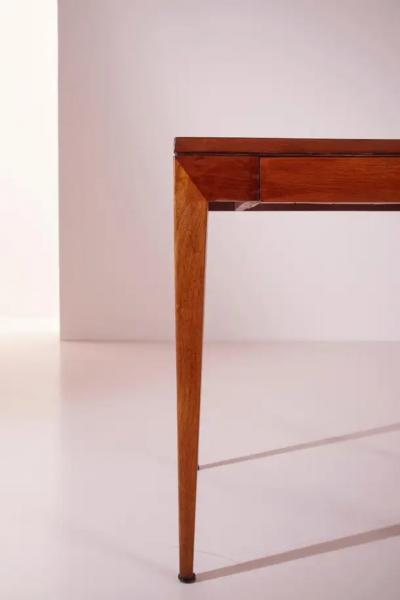 Gio Ponti GIo Ponti walnut occasional table for the Cavalieri Hotel in Milan Italy 1950s