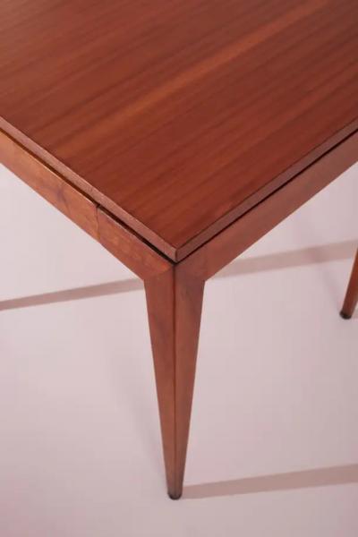 Gio Ponti GIo Ponti walnut occasional table for the Cavalieri Hotel in Milan Italy 1950s