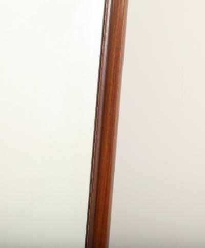 Gio Ponti Gio Ponti 1891 1979 Att for Production Dassi Walnut Wall Mirror circa 1950