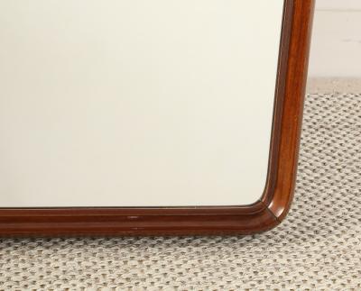 Gio Ponti Gio Ponti 1891 1979 Att for Production Dassi Walnut Wall Mirror circa 1950