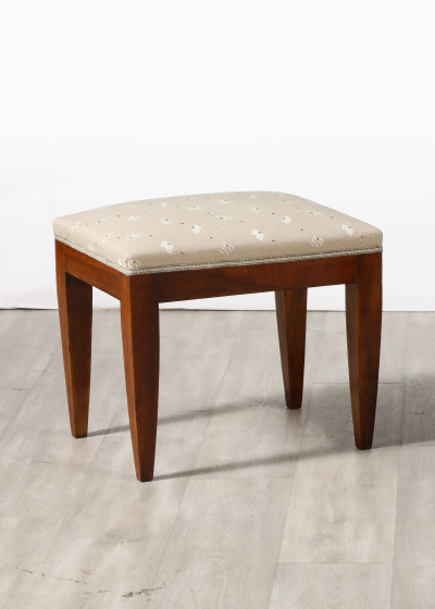 Gio Ponti Gio Ponti Att Walnut Stool Italy circa 1940