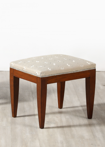 Gio Ponti Gio Ponti Att Walnut Stool Italy circa 1940