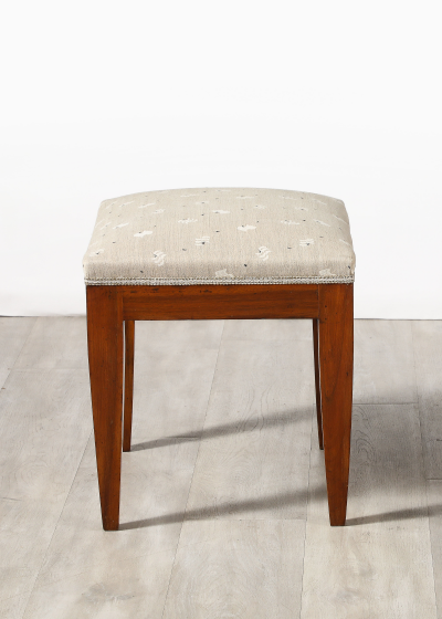 Gio Ponti Gio Ponti Att Walnut Stool Italy circa 1940