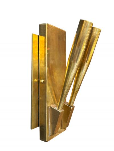 Gio Ponti Gio Ponti Brass Sconces
