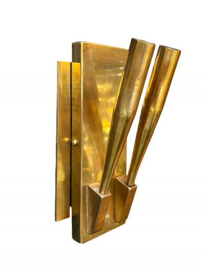 Gio Ponti Gio Ponti Brass Sconces