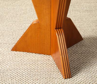 Gio Ponti Gio Ponti Carved Walnut Side Cocktail Table 1939