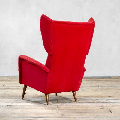 Gio Ponti Gio Ponti Cassina Single Armchair for Hotel Royal in Naples 50s