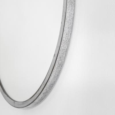 Gio Ponti Gio Ponti Circular Wall Mirror for Luigi Fontana in Nickel Brass