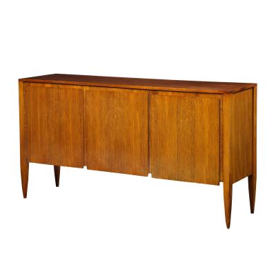 Gio Ponti Gio Ponti Classic 3 Door Credenza in Walnut 1950s