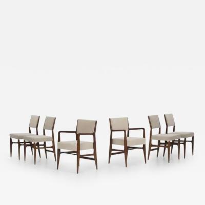Gio Ponti Gio Ponti Dining Chairs for Singer Sons Set of Six