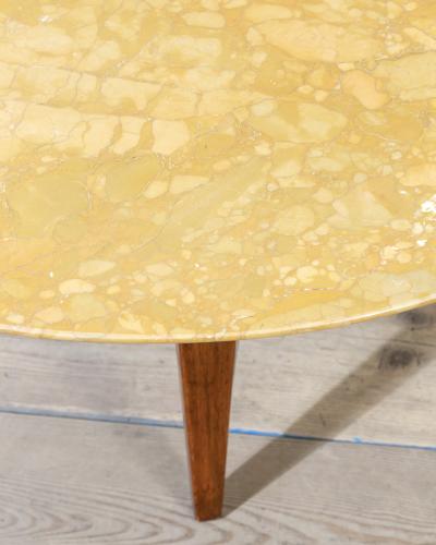 Gio Ponti Gio Ponti Marble and Wooden Coffee Table