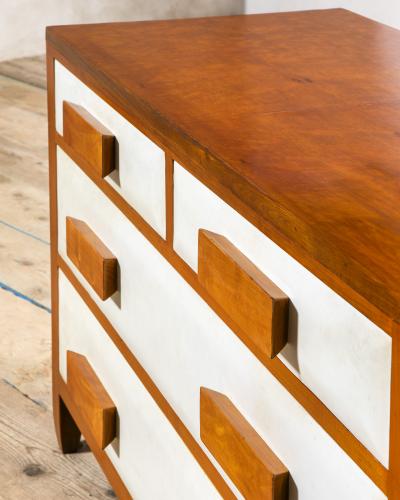 Gio Ponti Gio Ponti Mid Century Modern Cherry Wood Chest of Drawers 1950s