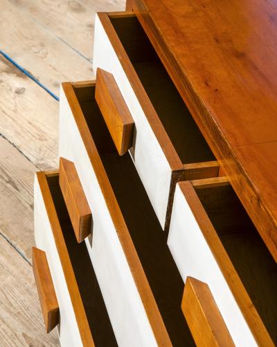 Gio Ponti Gio Ponti Mid Century Modern Cherry Wood Chest of Drawers 1950s