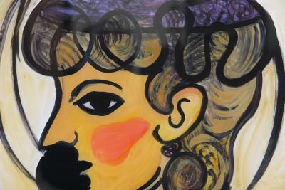 Gio Ponti Gio Ponti Painting Donna Con Cappellino 