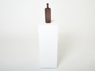 Gio Ponti Gio Ponti Paolo Venini Murano glass bottle Morandiana series 1982