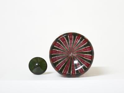 Gio Ponti Gio Ponti Paolo Venini Murano glass bottle Morandiana series 1982