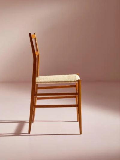 Gio Ponti Gio Ponti Set of six Superleggera Chairs for Cassina Italy 1957