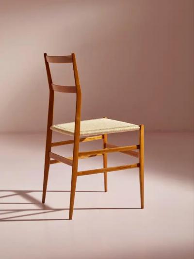 Gio Ponti Gio Ponti Set of six Superleggera Chairs for Cassina Italy 1957