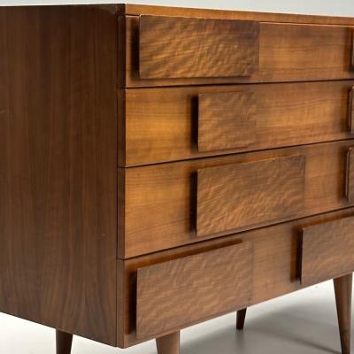 Gio Ponti Gio Ponti Singer Sons Italian Mid Century Modern Cabinet Walnut Labeled