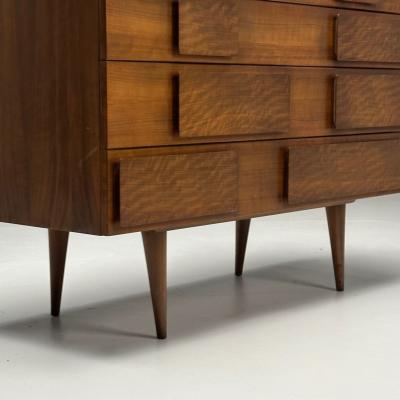 Gio Ponti Gio Ponti Singer Sons Italian Mid Century Modern Cabinet Walnut Labeled
