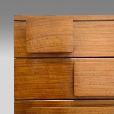 Gio Ponti Gio Ponti Singer Sons Italian Mid Century Modern Sculptural Dresser Walnut