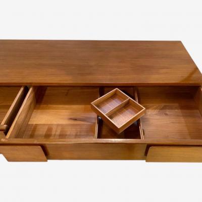 Gio Ponti Gio Ponti Singer Sons Italian Mid Century Modern Sculptural Dresser Walnut