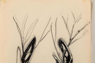 Gio Ponti Gio Ponti Sketch Disegni per Vasi Incrociatifor 