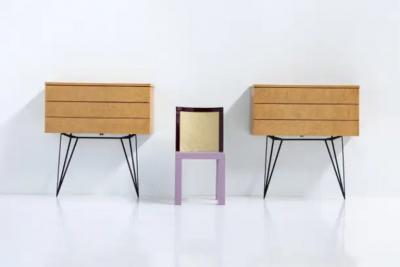 Gio Ponti Gio Ponti Style Cabinet Italy 1950s