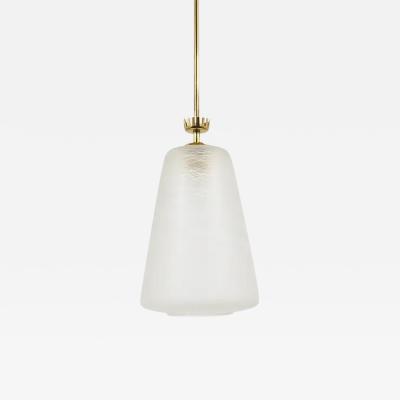Gio Ponti Gio Ponti Style Mid Century Brass Crown Pendant Lamp Lantern Italy 1950s