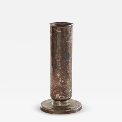 Gio Ponti Gio Ponti Wonderfully Patinated Soliflore Vase for Arthur Krupp Milano 1930s