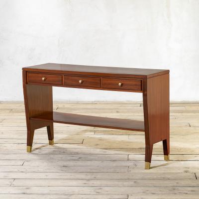 Gio Ponti Gio Ponti Wooden Consolle with Drawers