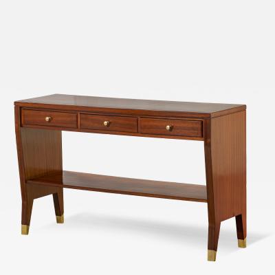 Gio Ponti Gio Ponti Wooden Consolle with Drawers