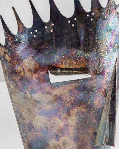 Gio Ponti Gio Ponti and Lino Sabattini Sculpture Diavolo in silvered metal 1978