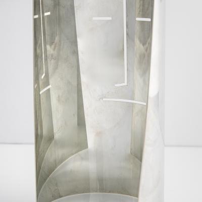 Gio Ponti Gio Ponti and Lino Sabattini Sculpture Maschera Cornuta in Silvered Metal 1978