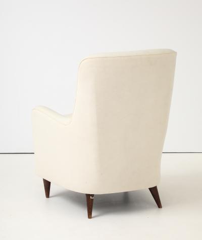 Gio Ponti Gio Ponti attrib Lounge Chair in Muslin to Upholster Italy 1950s