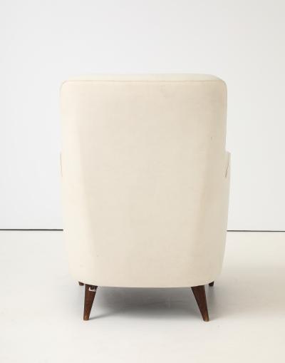Gio Ponti Gio Ponti attrib Lounge Chair in Muslin to Upholster Italy 1950s